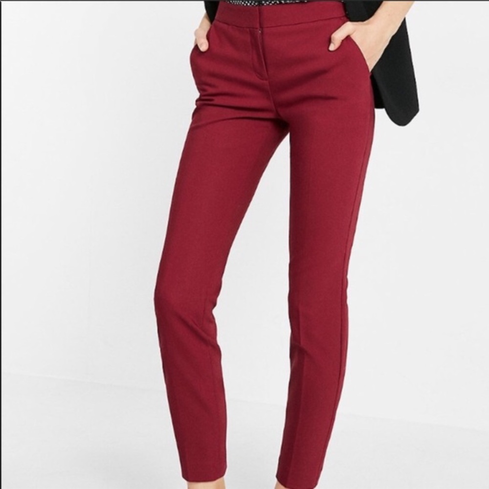 Express Columnist Ankle Mid Rise Pants 14R